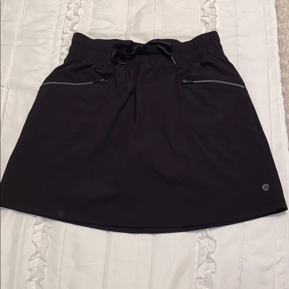 Black Athletic Skirt with Shorts Underneath!